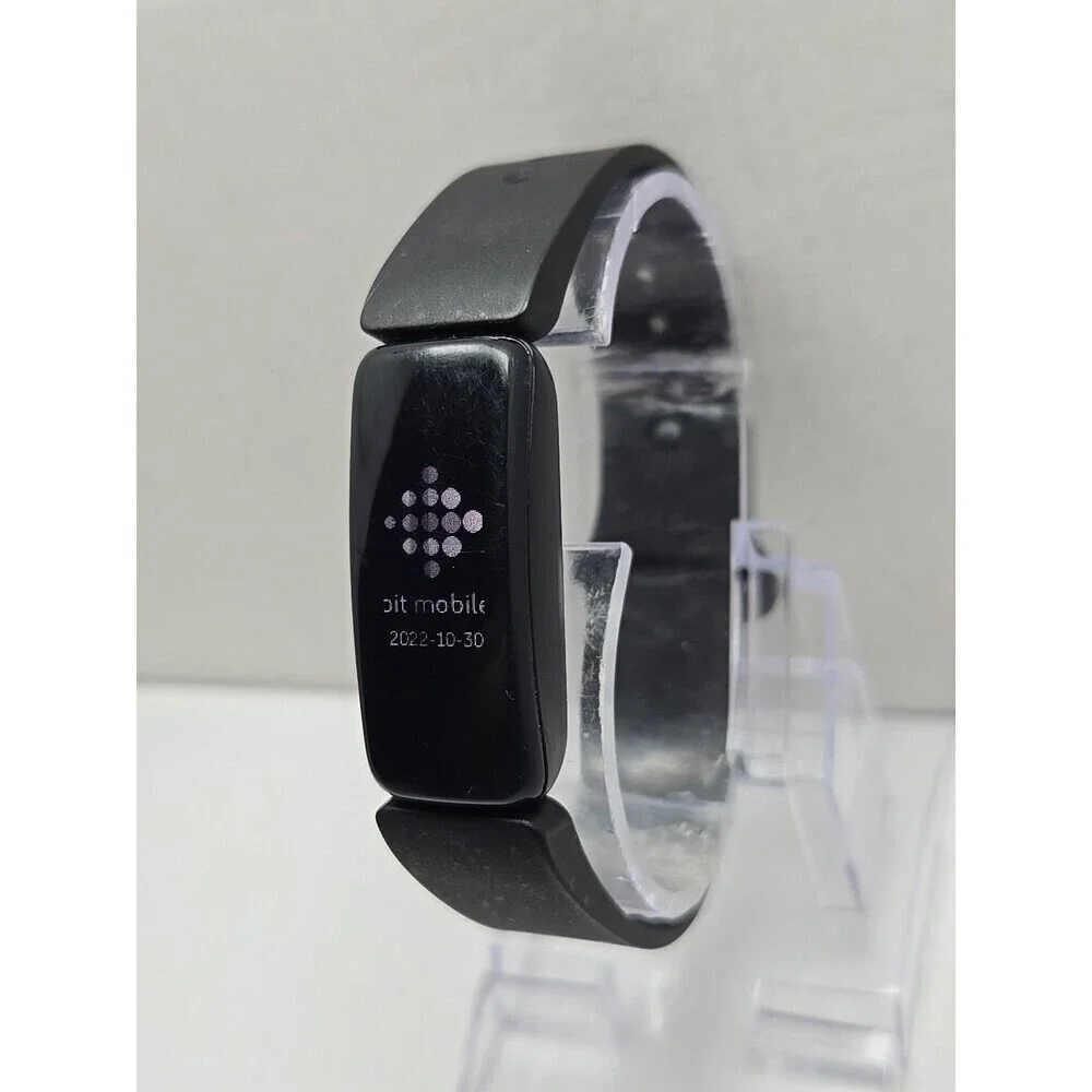 Fitbit Inspire 2 Fitness Tracker Black Heart Rate Monitor Tested W/ Charger